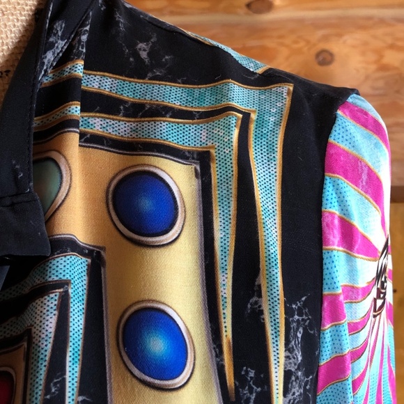 Mary Katrantzou 100% silk Milana Blouse in size 10 (fits like an 8) - Picture 14 of 16